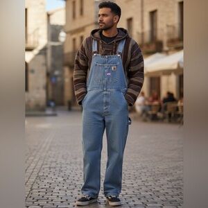 Levi's Light Blue Denim Overalls